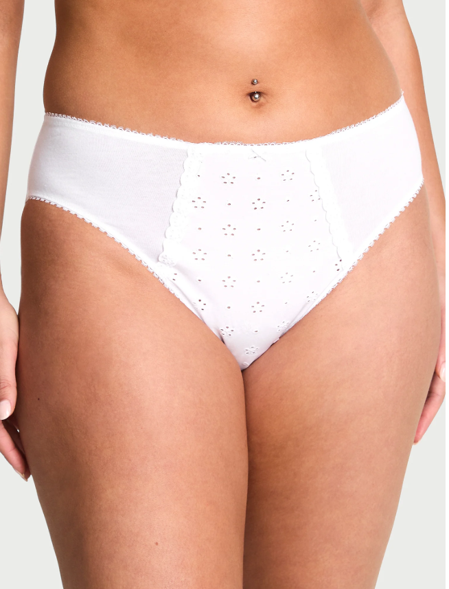 DUMMY - Panti Victoria secret de algodón flores de pierna alta  L